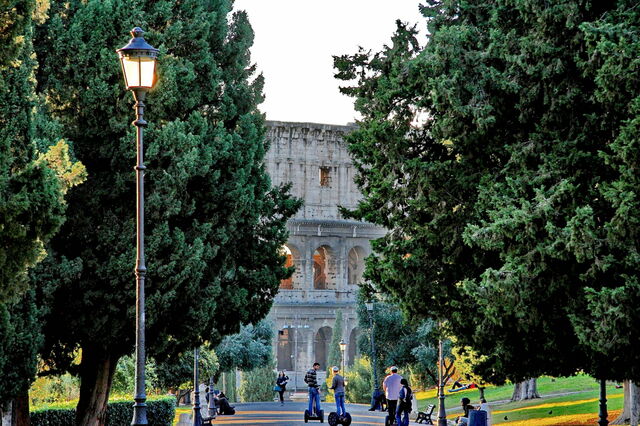 Sneak peek of the Colosseum in Rome, adding to the allure of Easter exploration