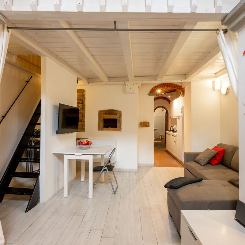 Oltrarno Loft: Dining Room, Living Room