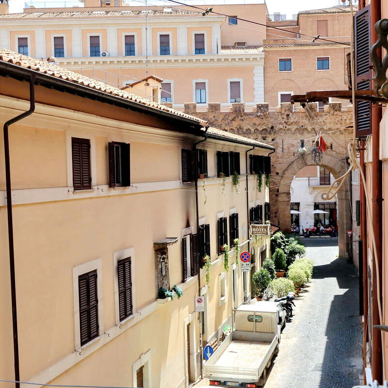 Borgo Pio: View from apartment.