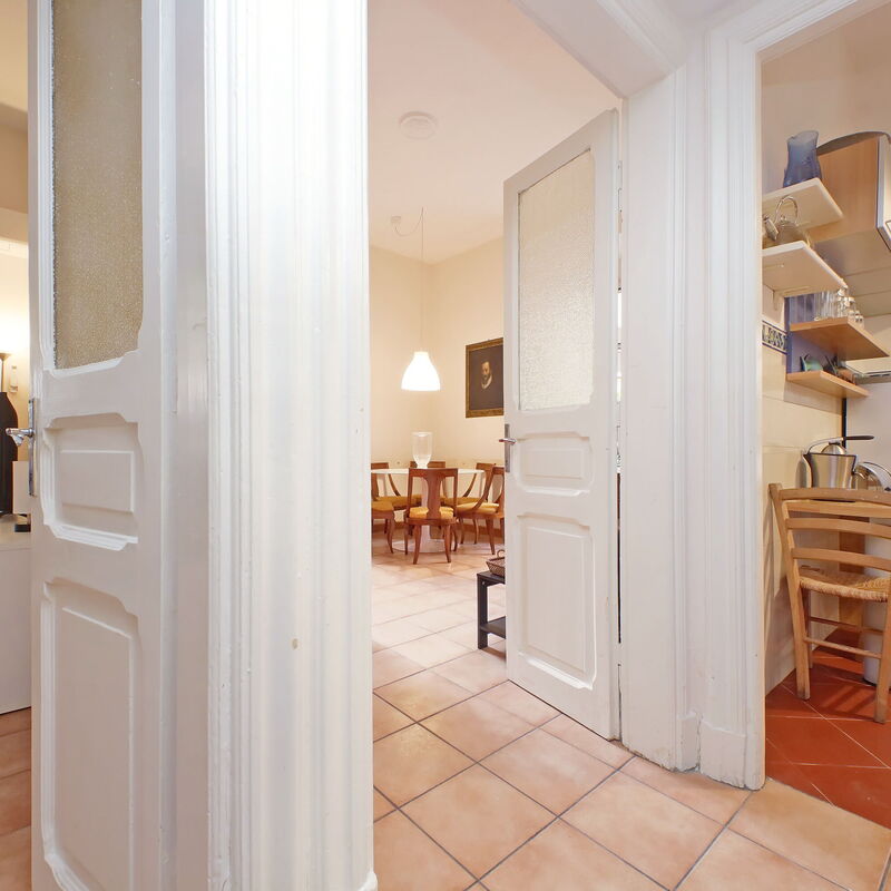 Clodia: chambre à coucher, Cuisine, Salon