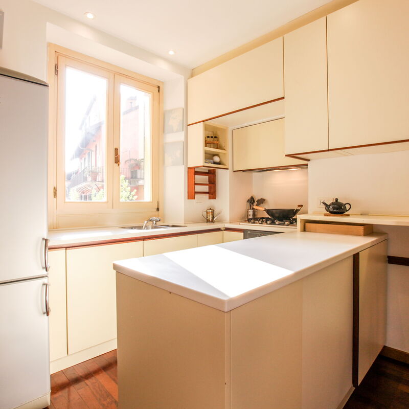 San Vittore-a-one Bedroom: Dining Room, Kitchen, Summer