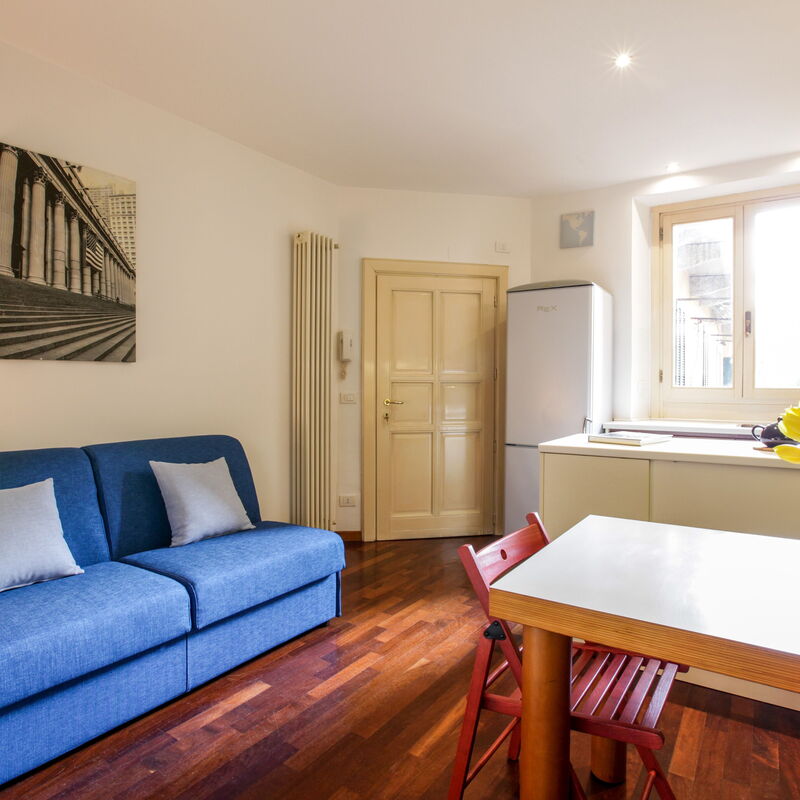 San Vittore-a-one Bedroom: Dining Room, Living Room, Summer