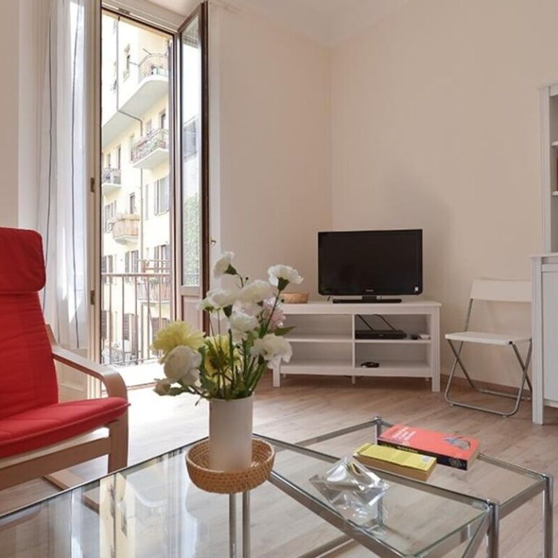 San Vittore - Two Bedrooms: Balcony / Terrace / Patio, Living Room