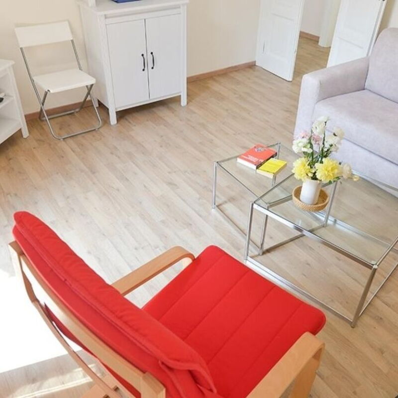 San Vittore - Two Bedrooms: Living Room, Room Detail