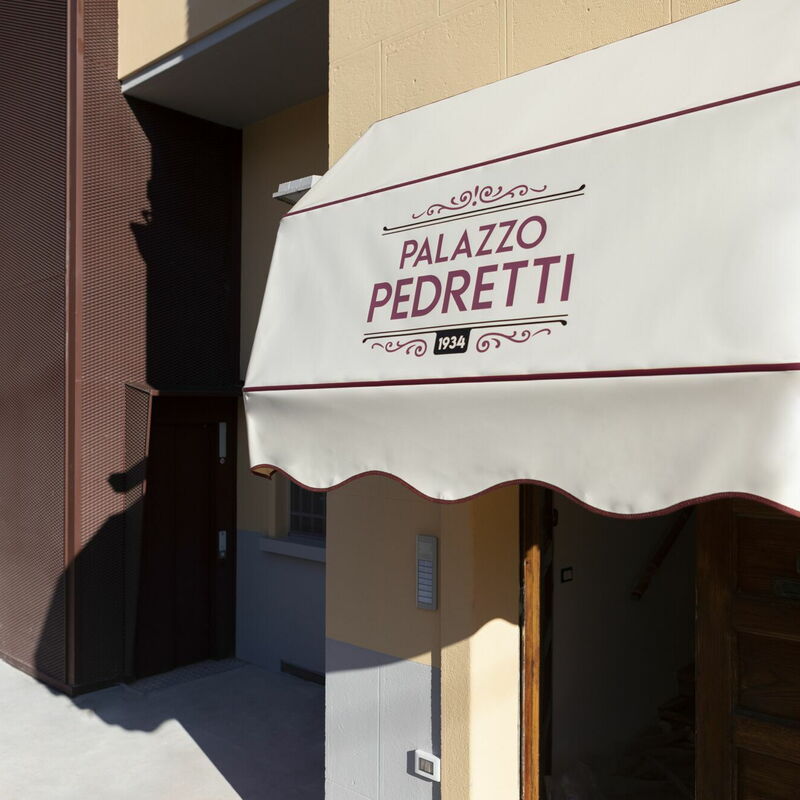 Palazzo Pedretti: all'aperto