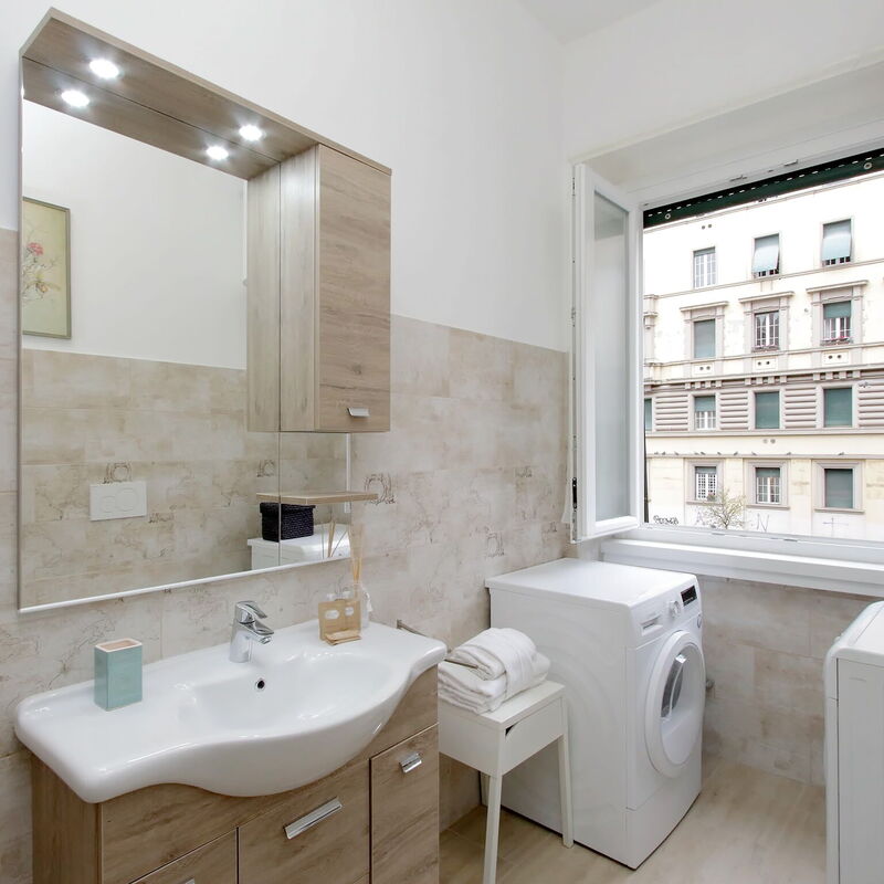 Buccari: Salle de bain