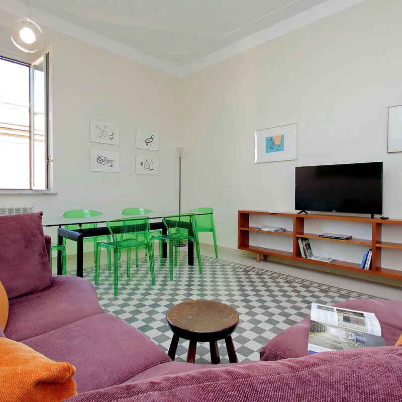 Bruno Buozzi 2br: Salle à manger, Salon