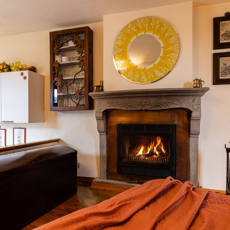 Relax Cottage In Vercana: Living Room