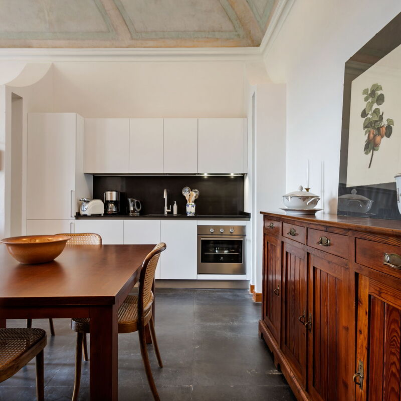 Villa Bel Faggio Apartment: Bedroom, Dining Room, Kitchen, Living Room