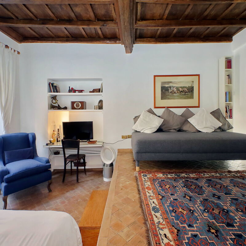 Monolocale a 2 Passi dal Colosseo| Metro: chambre à coucher, Salon