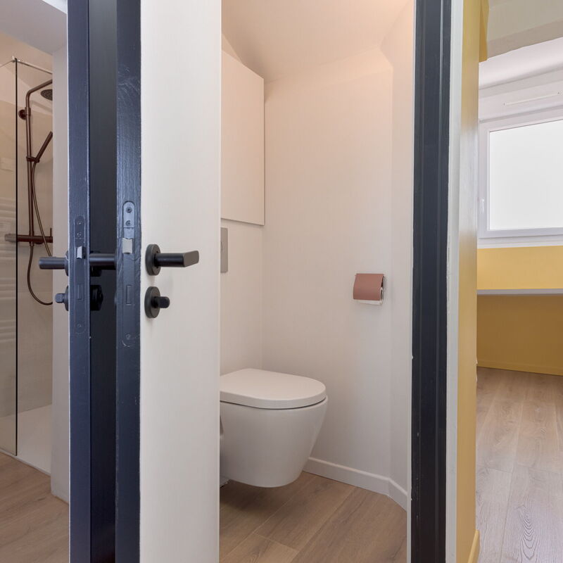 Duplex Pradignac: Bathroom, Bedroom