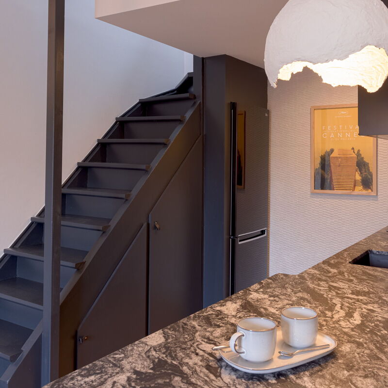 Duplex Pradignac: Kitchen