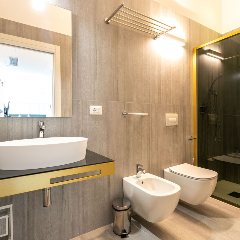 Htm Hybrid Tower Mestre: Salle de bain