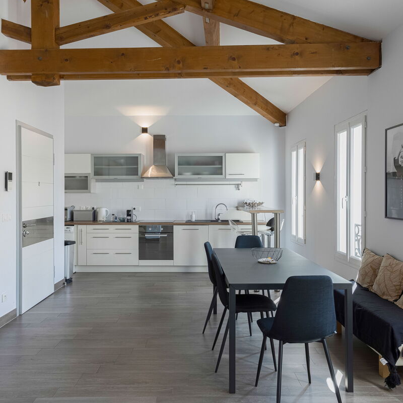 Loft Meynadier: Dining Room, Kitchen, Living Room