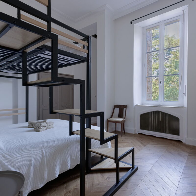 Le Château Vallombrosa: Second bedroom with ensuite bathroom