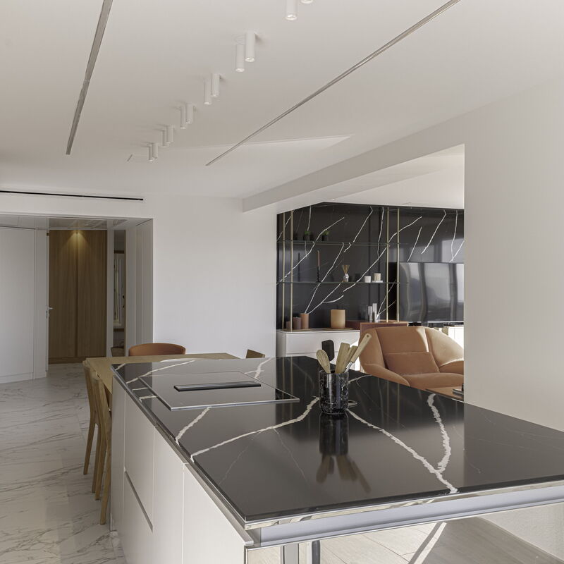 Luxury Penthouse Montfleury: Living Room