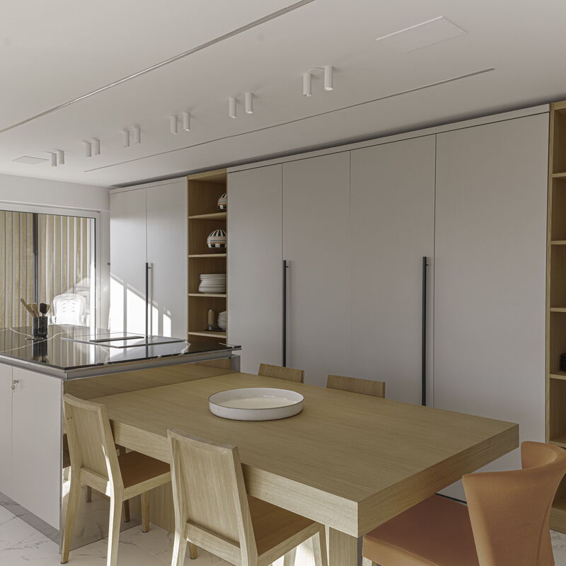 Luxury Penthouse Montfleury: Living Room