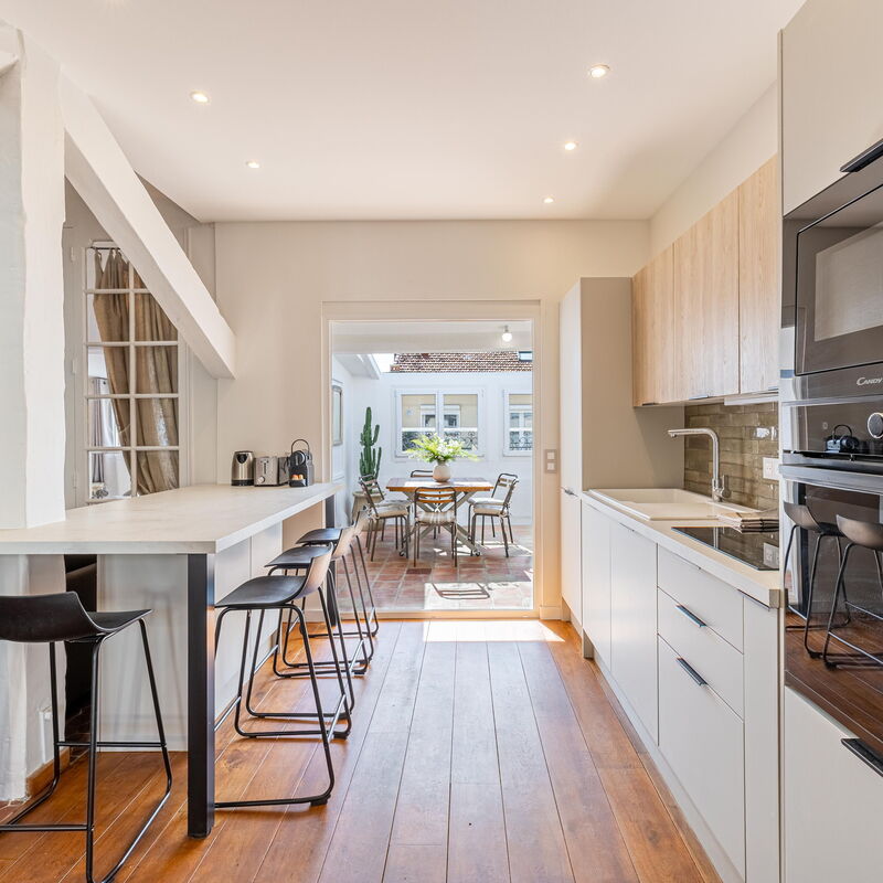 Impasse Florian: Cucina, Soggiorno