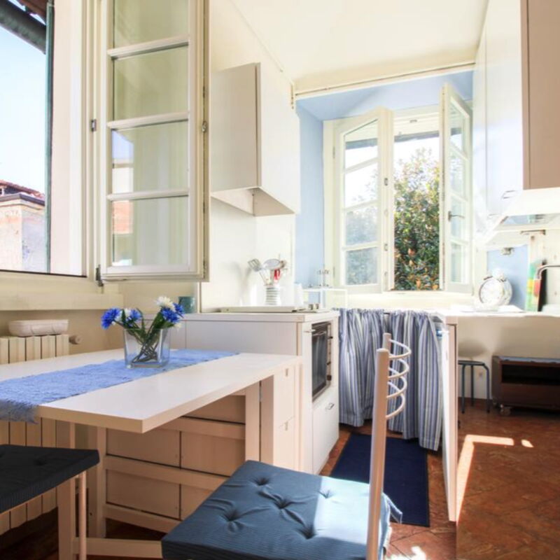 Old City View: Dining Room, Kitchen, Living Room