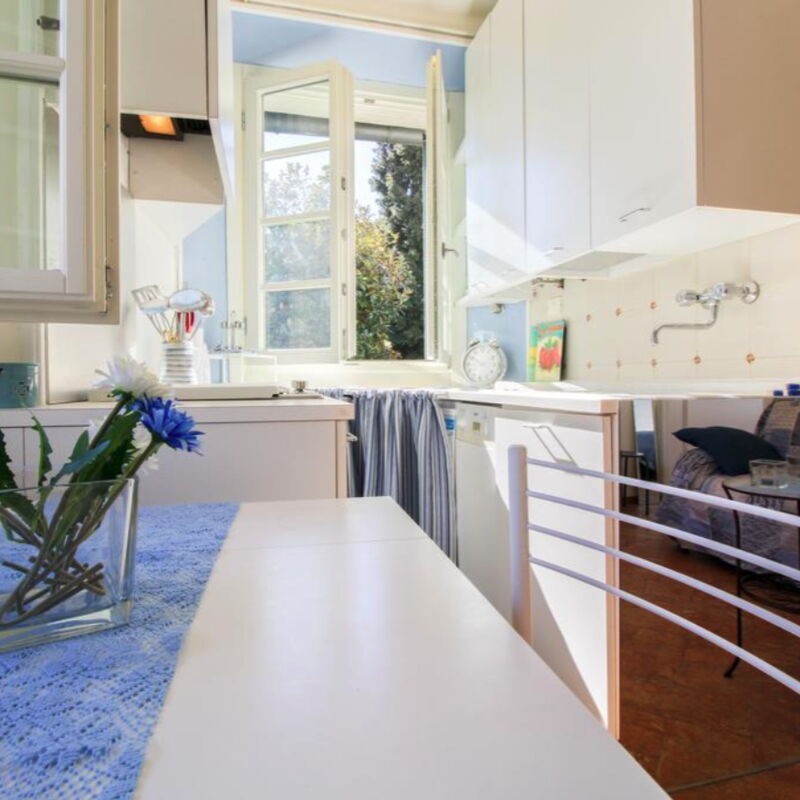 Old City View: Dining Room, Kitchen, Living Room