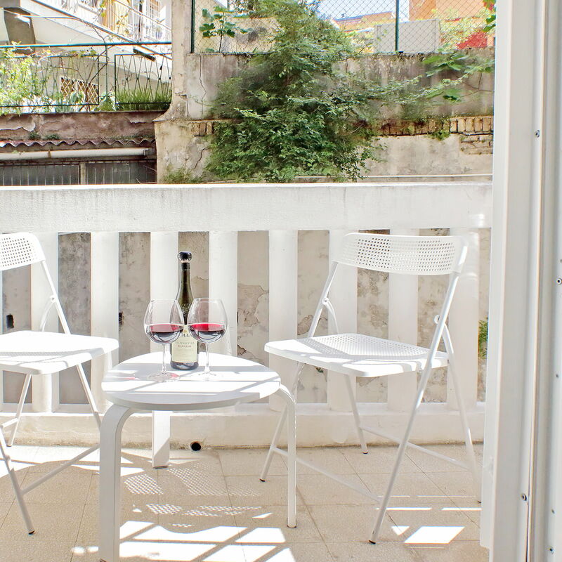 Livorno: Balcon / Terrasse / Patio, Cuisine, Salon
