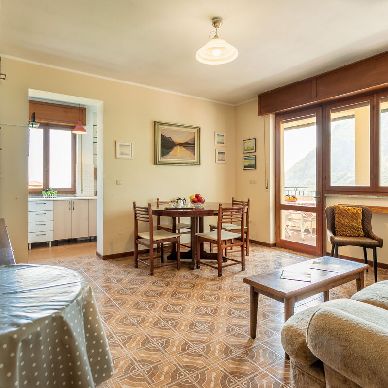 Sciura Elena's Terrace With Lake, Mounts & Valley: Dining Room, Living Room