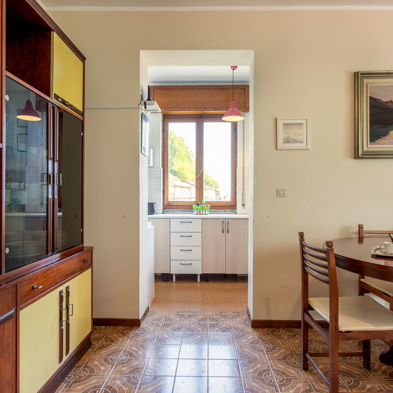 Sciura Elena's Terrace With Lake, Mounts & Valley: Dining Room, Kitchen, Living Room