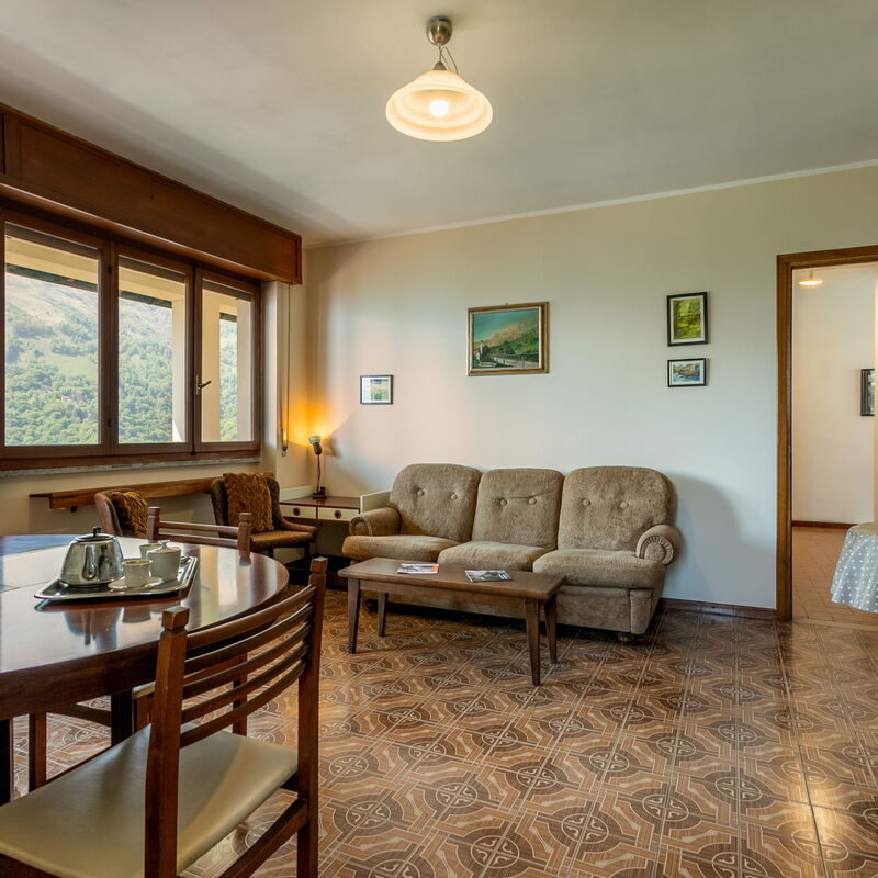 Sciura Elena's Terrace With Lake, Mounts & Valley: Dining Room, Living Room