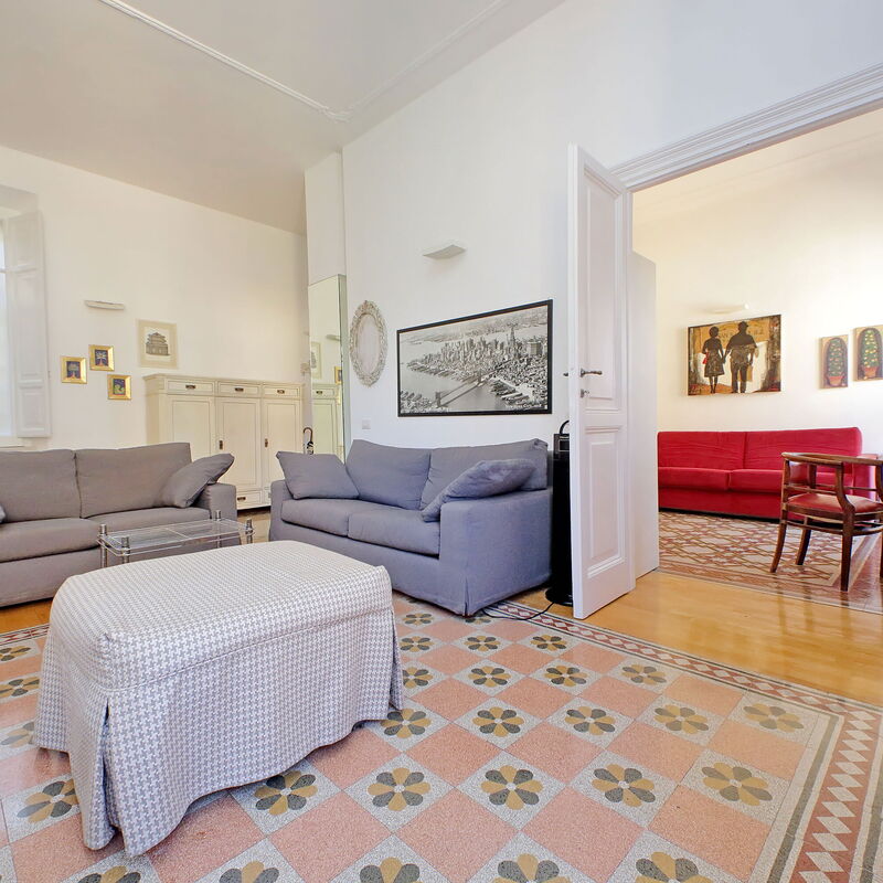 Parioli: chambre à coucher, Salon