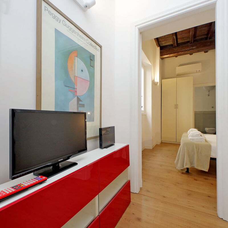 Caprareccia In Monti: chambre à coucher, Salon