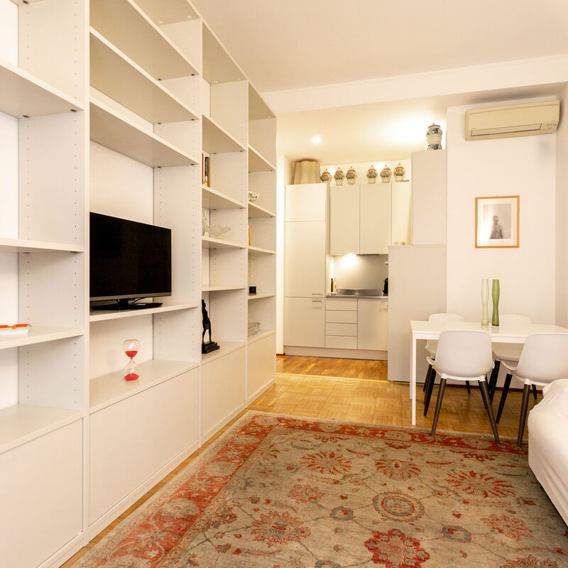 Disciplini Two Bedrooms: Dining Room, Kitchen, Living Room