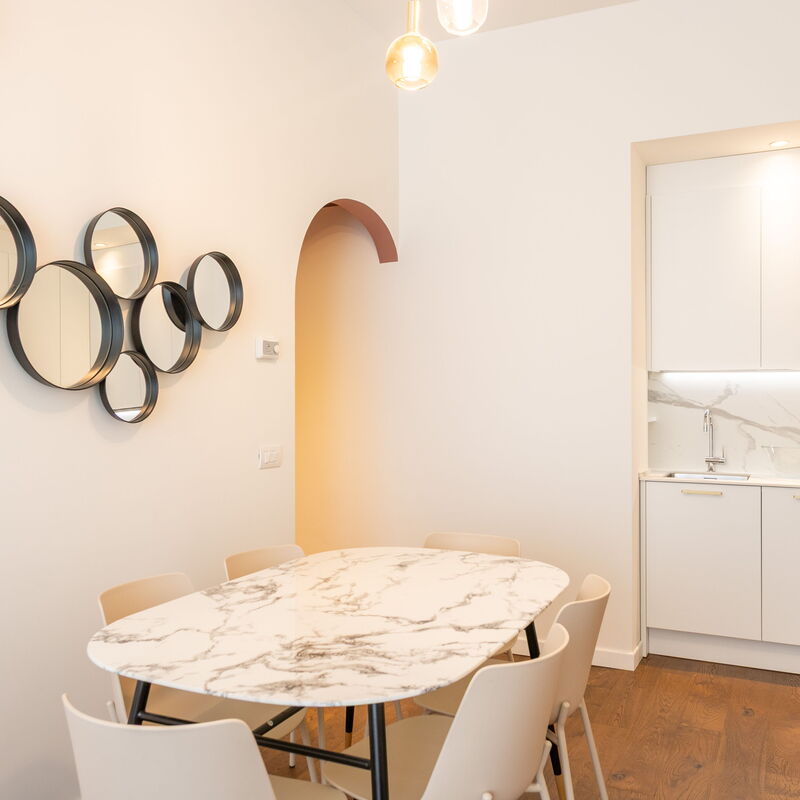Mazzini: Cucina, Sala da pranzo