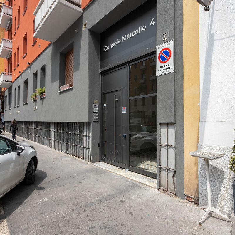 Console Marcello: Building Exterior, Spring