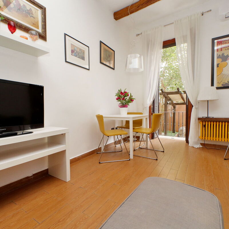 Viale Trastevere: Cucina, Soggiorno