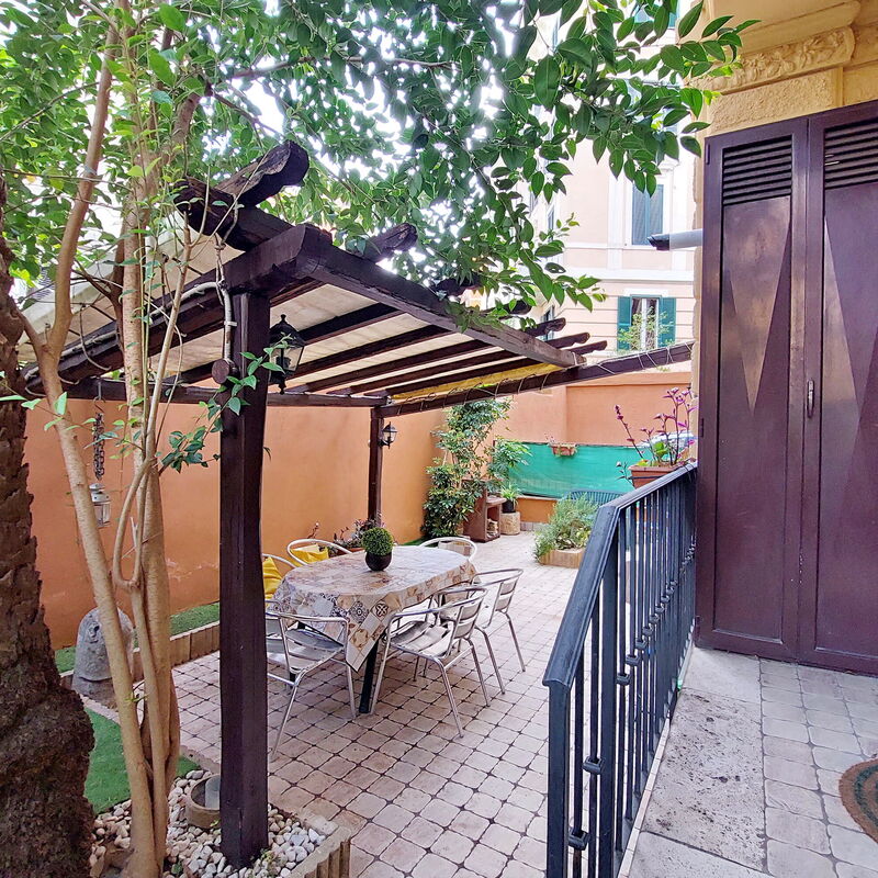Viale Trastevere: Balcone / Terrazza / Patio, Giardino