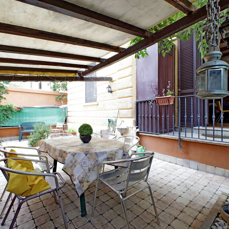 Viale Trastevere: Balcone / Terrazza / Patio, Giardino