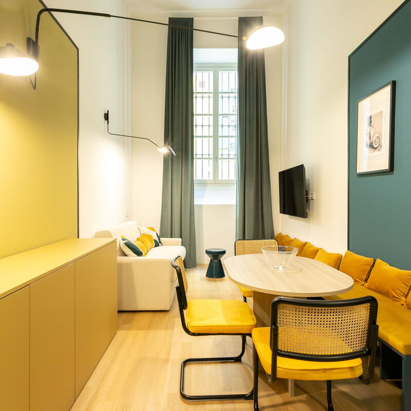 Borromei Suites: Living Room