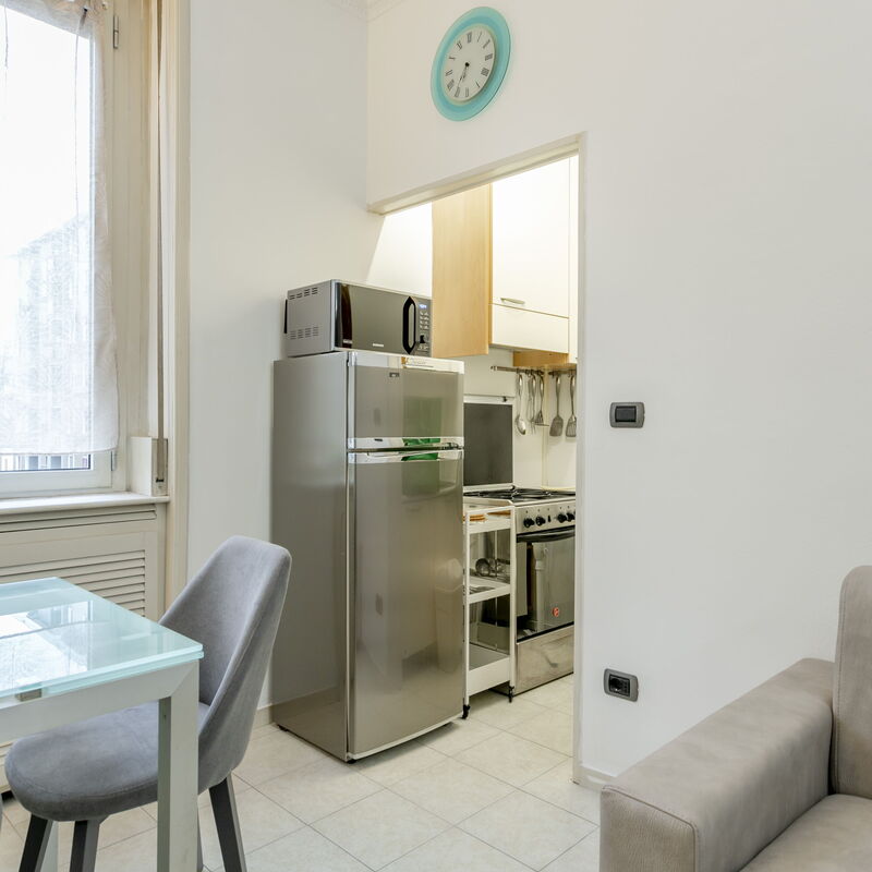 Romolo Bitti [Ca Granda-Zara]: Kitchen, Living Room