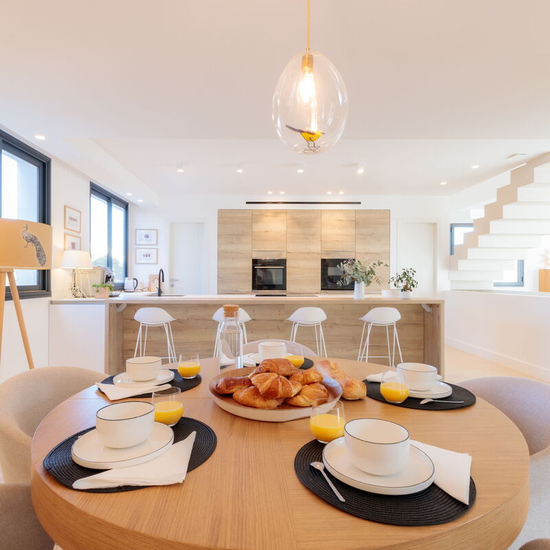 Villa Cannes: Cucina, Sala da pranzo