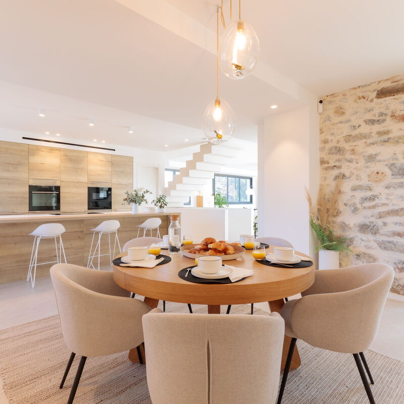 Villa Cannes: Cucina, Sala da pranzo