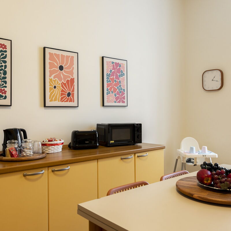 Casa Rezia: Cucina, Sala da pranzo