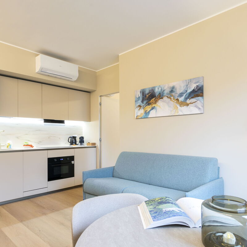 Arco della Pace Sweet Home: Cucina, Sala da pranzo, Soggiorno