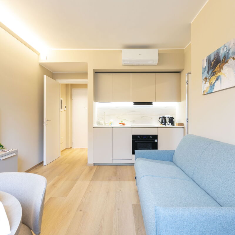 Arco della Pace Sweet Home: Cucina, Soggiorno