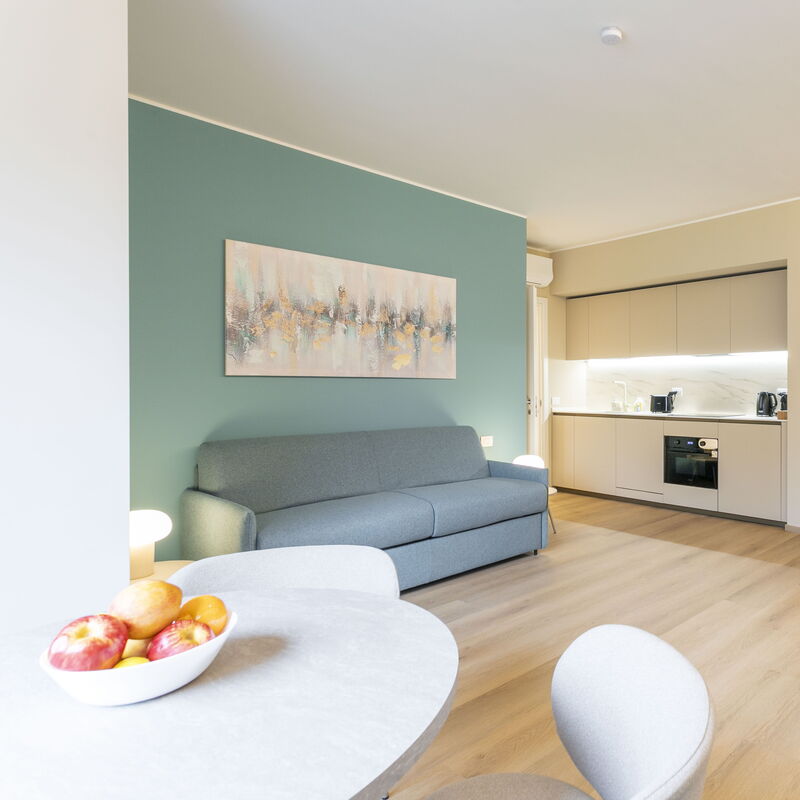 Arco della Pace Sweet Home: Cucina, Soggiorno