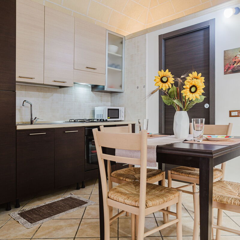 Casa Libertà: Cucina, Soggiorno