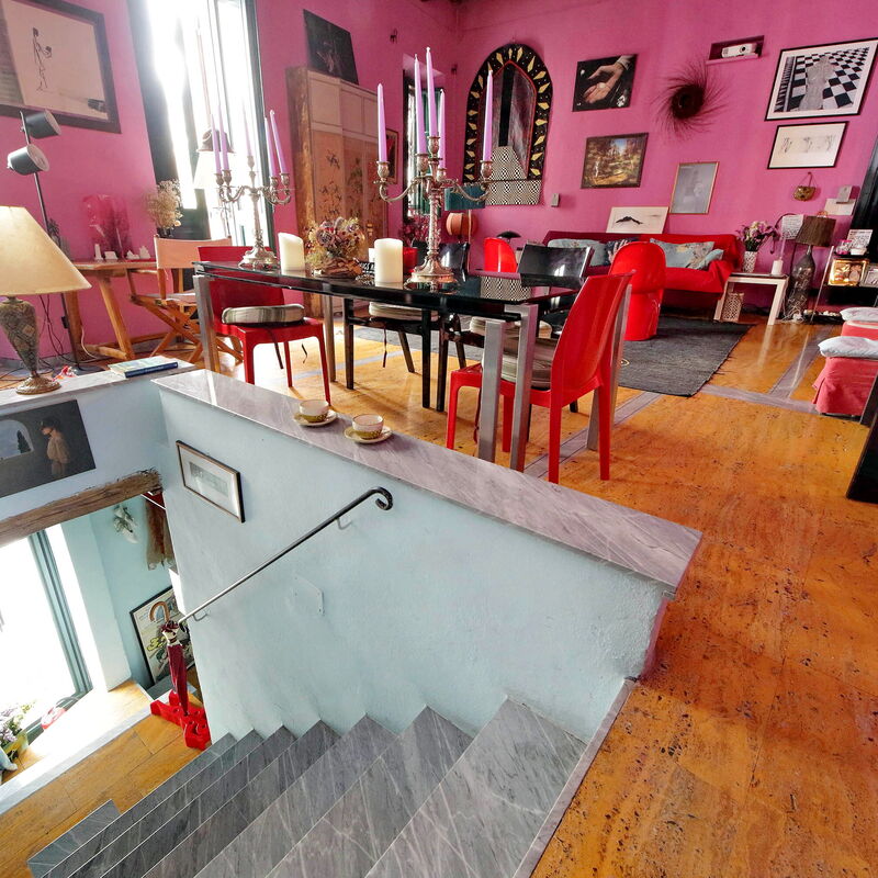 Imperial Forum Terrace Retreat, Monti: Kitchen, Living Room