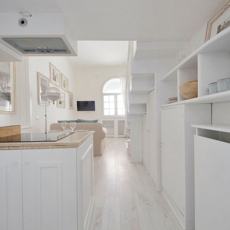 Lovely Comfort Studio in Trastevere: Cucina, Soggiorno