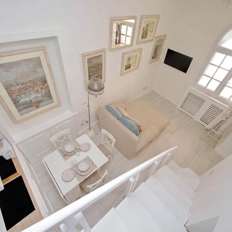 Lovely Comfort Studio in Trastevere: Cucina, Soggiorno