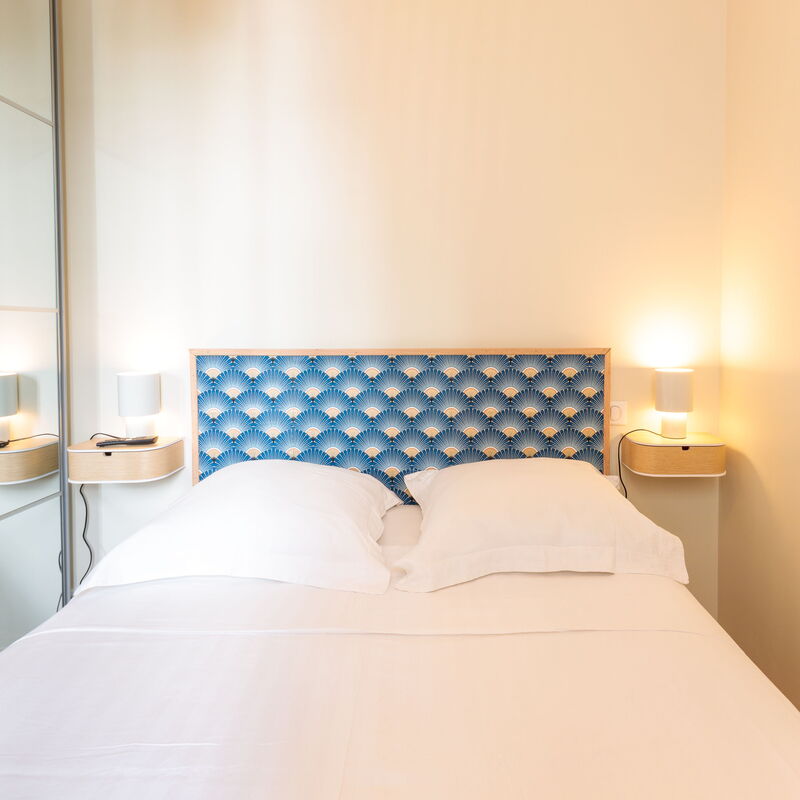La Bléone: chambre à coucher