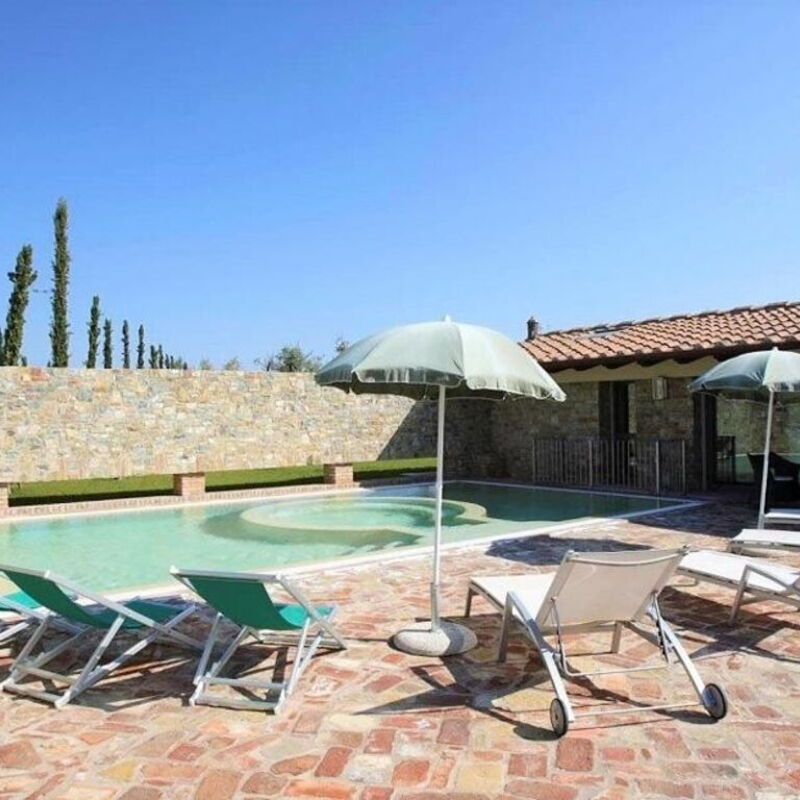 Villa La Tabaccaia: Balcony / Terrace / Patio, Building Exterior, Garden, Outdoor, Pool, Scenic View